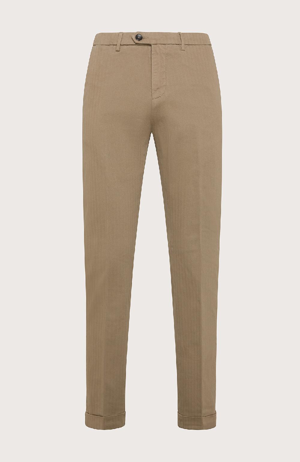 Seventy Pantalone chino con disegno resca - Col. Neutro In Linea