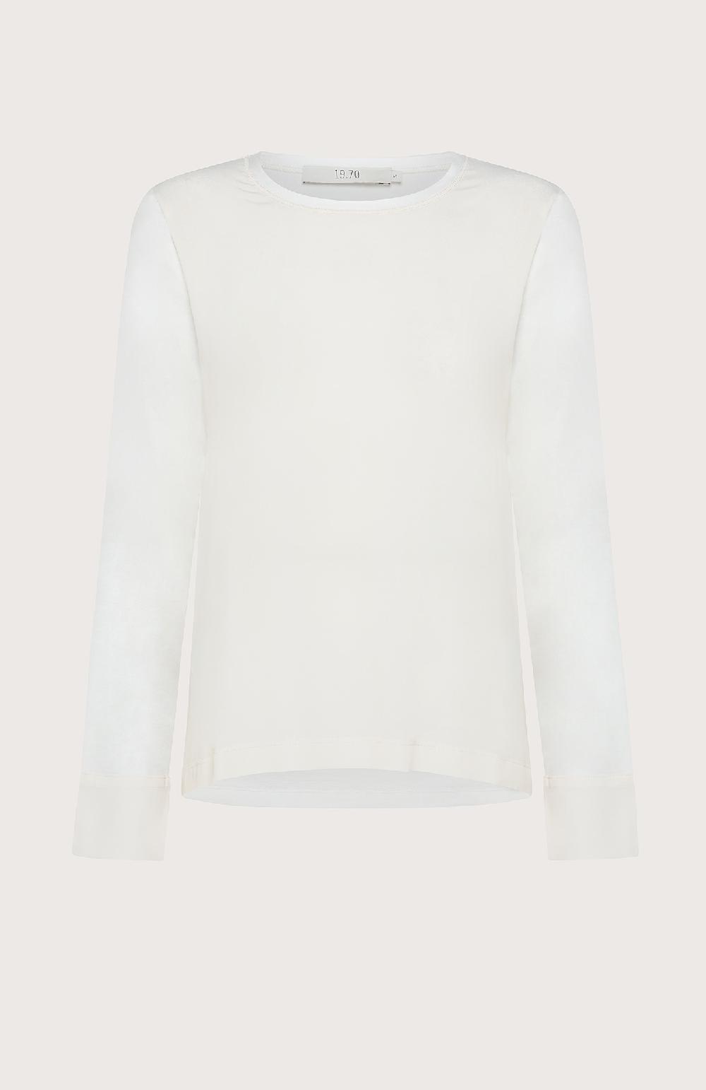 Seventy T-shirt maniche lunghe - Col. Bianco Qualità Garantita