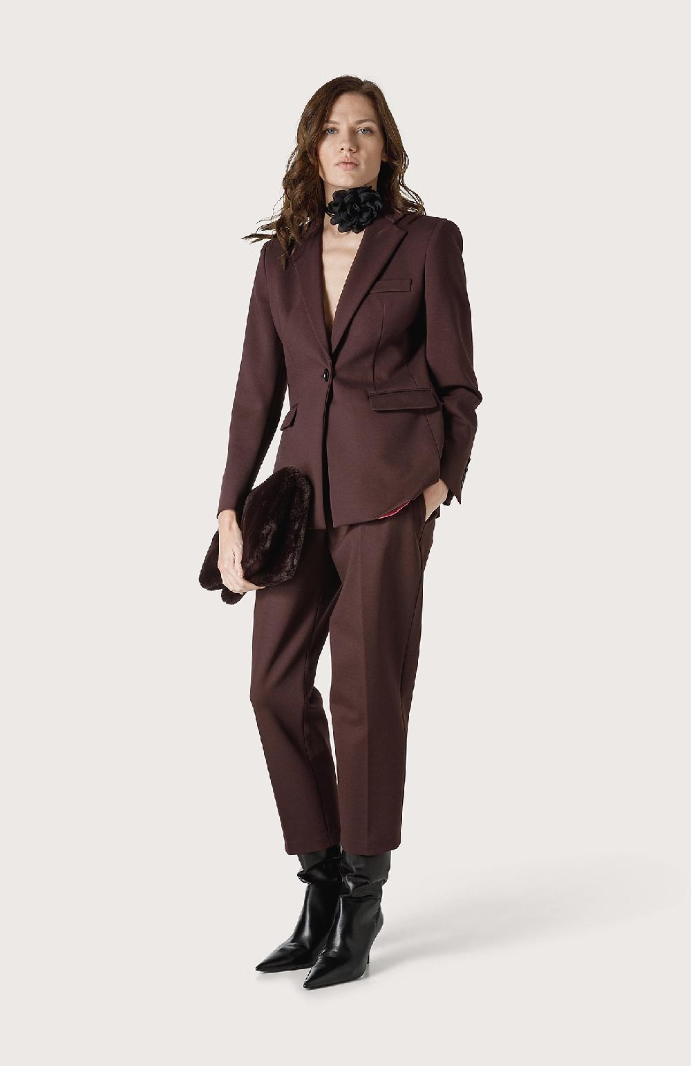 Seventy Pantalone chino con gamba carrot - Col. Viola Fino Al -60%