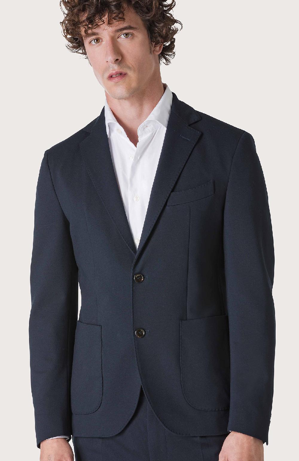 Seventy Giacca monopetto stretch - Col. Blu Presa