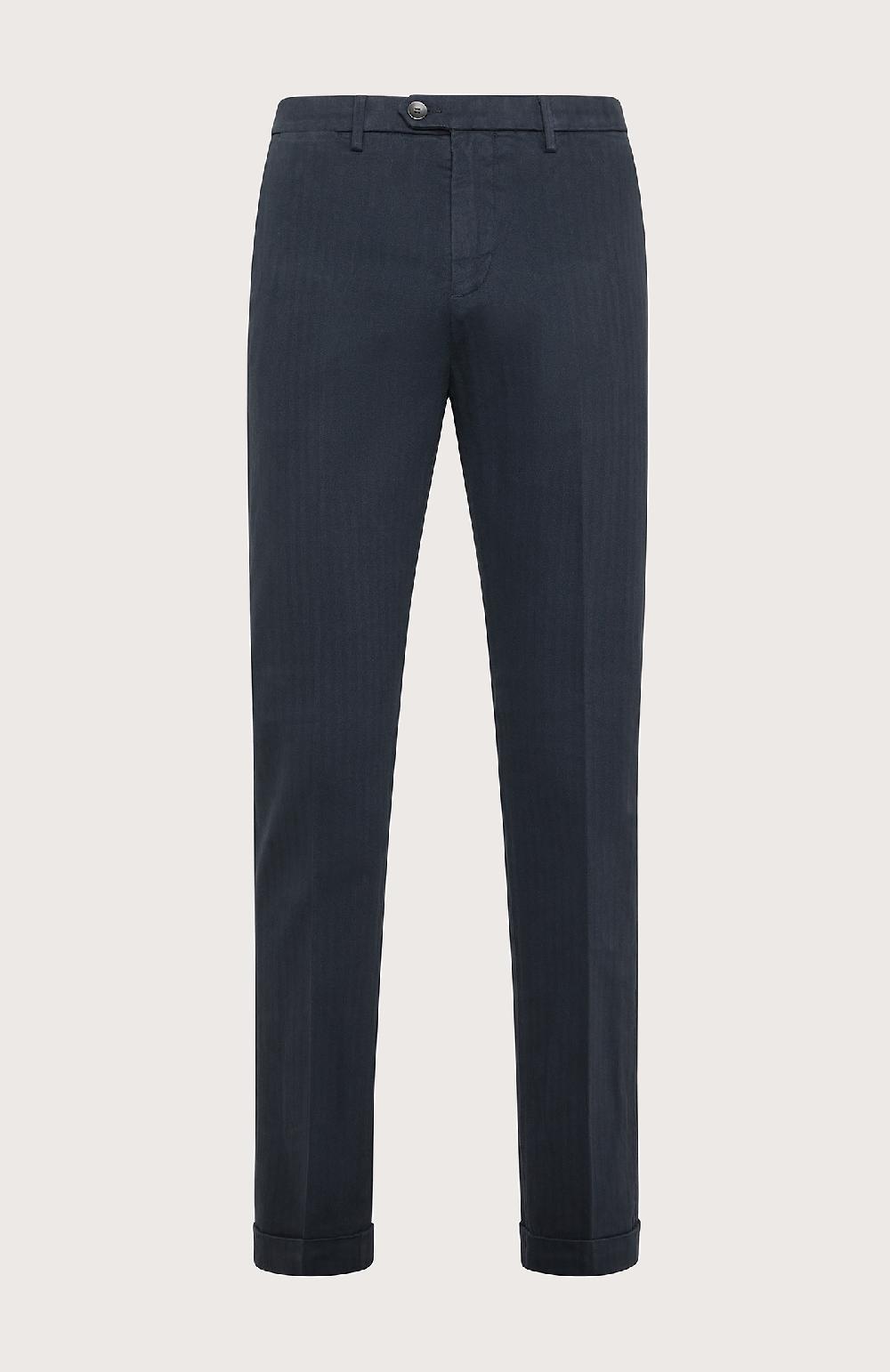 Seventy Pantalone chino con disegno resca - Col. Blu 2025