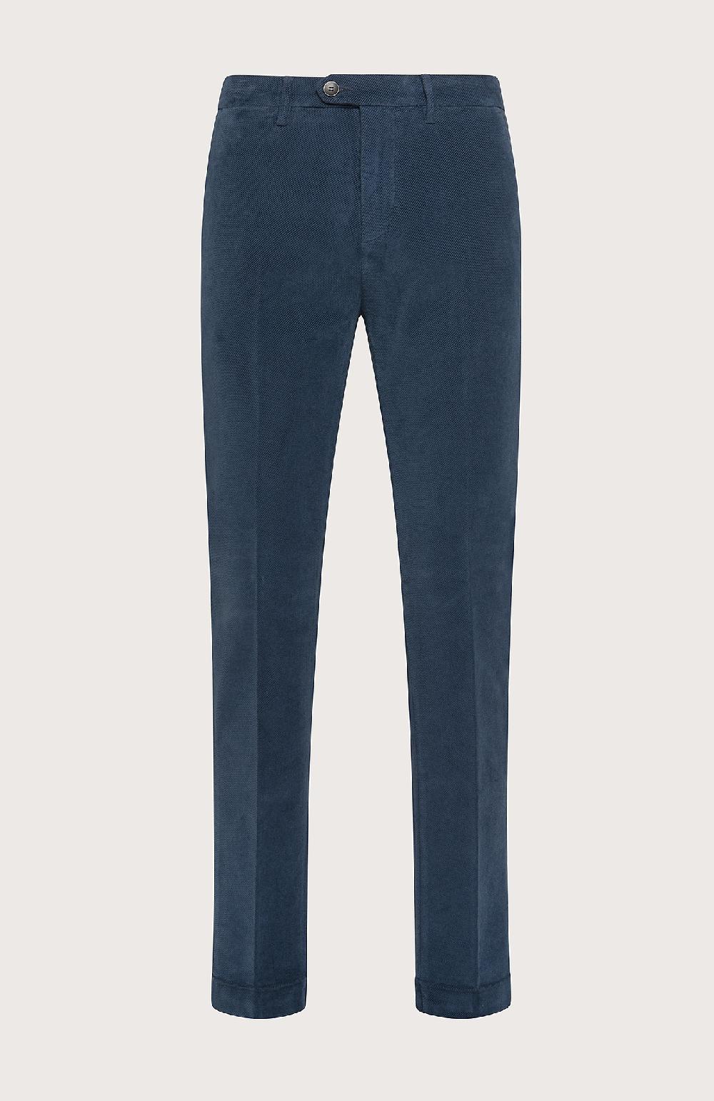 Seventy Pantalone chino con balze al fondo - Col. Blu Italy