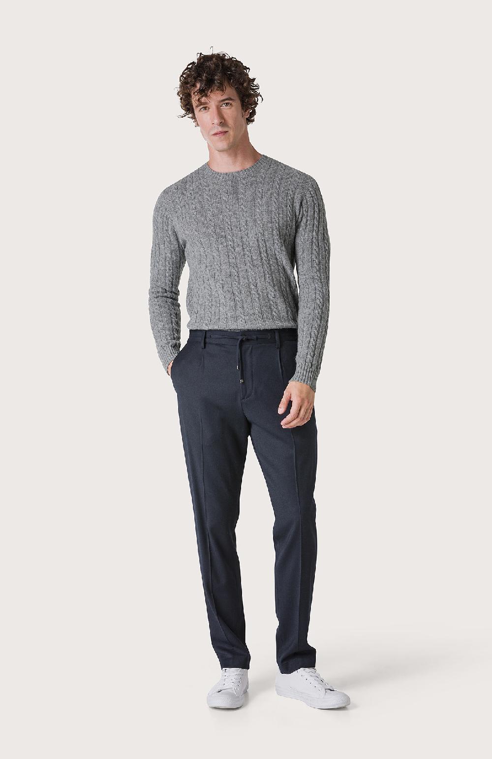 Seventy Pantalone con coulisse e pence - Col. Blu Italia