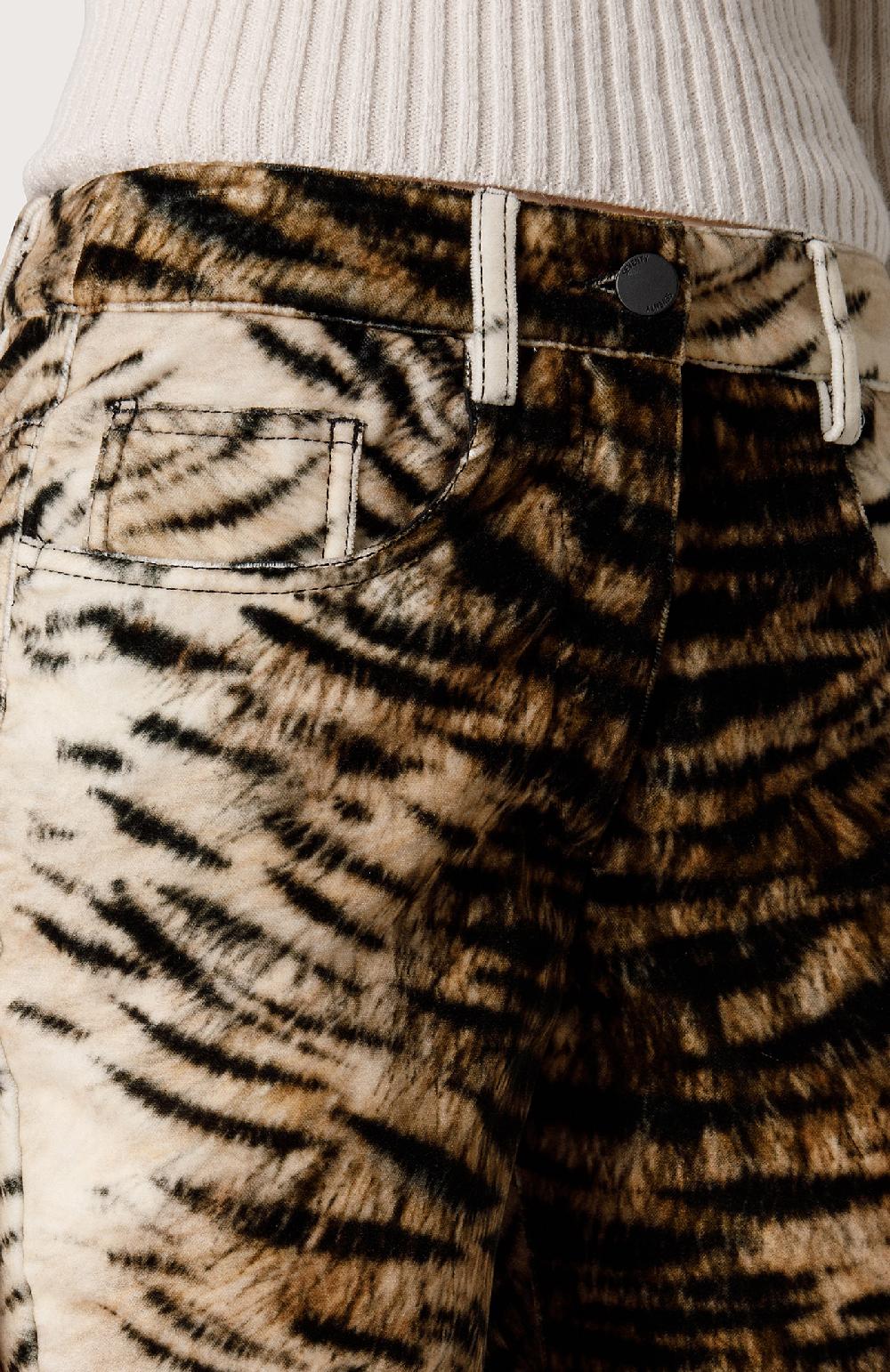 Seventy Pantalone 5 tasche animalier - Col. Neutro Shopping Online