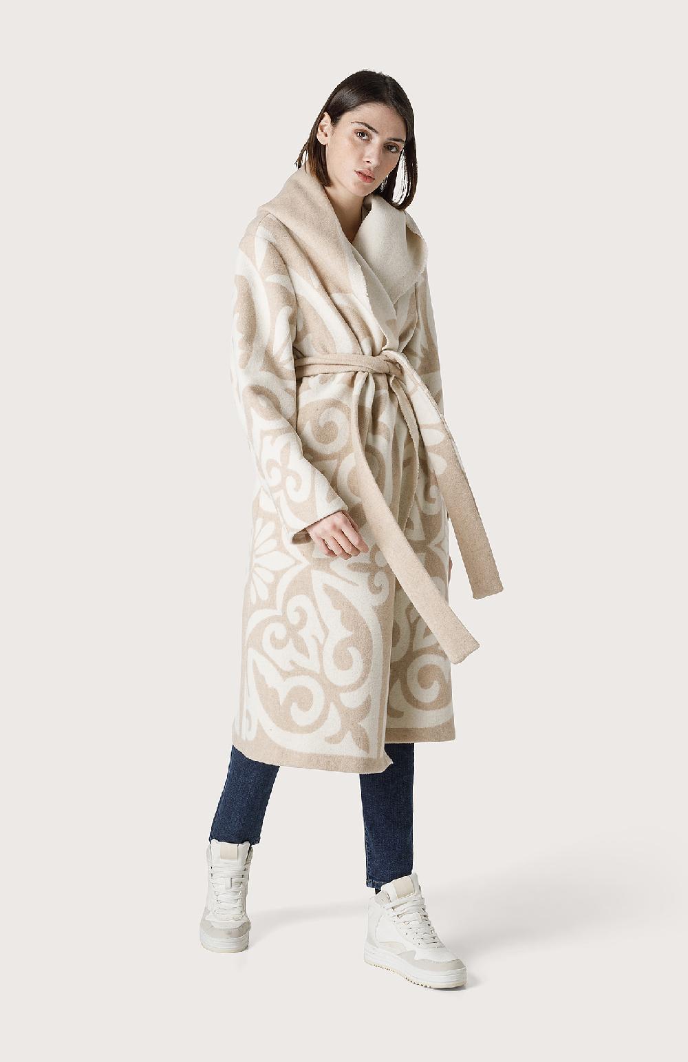 Seventy Cappotto stile vestaglia - Col. Neutro Presa