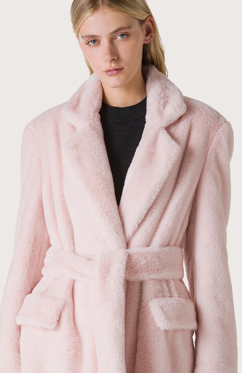 Seventy Cappotto stile vestaglia - Col. Rosa Saldi Di Fabbrica