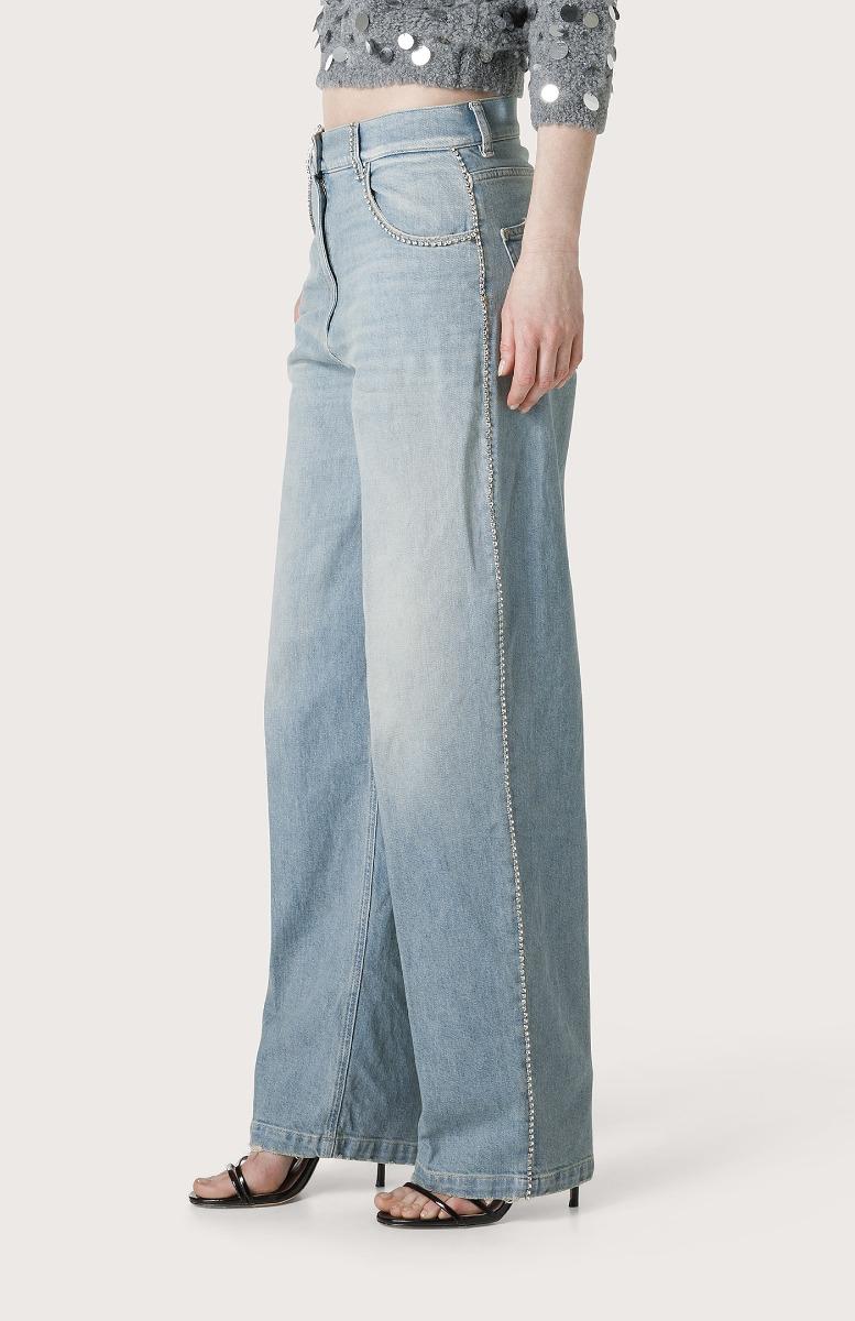 Seventy Jeans denim con ricami strass - Col. Blu Fino Al -60%