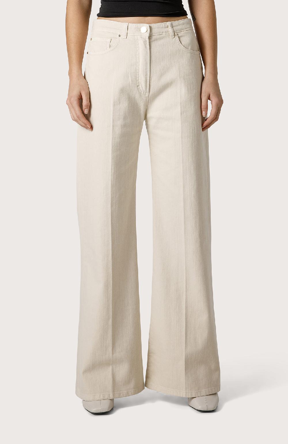 Seventy Pantalone 5 tasche in cotone stretch - Col. Bianco Sconto