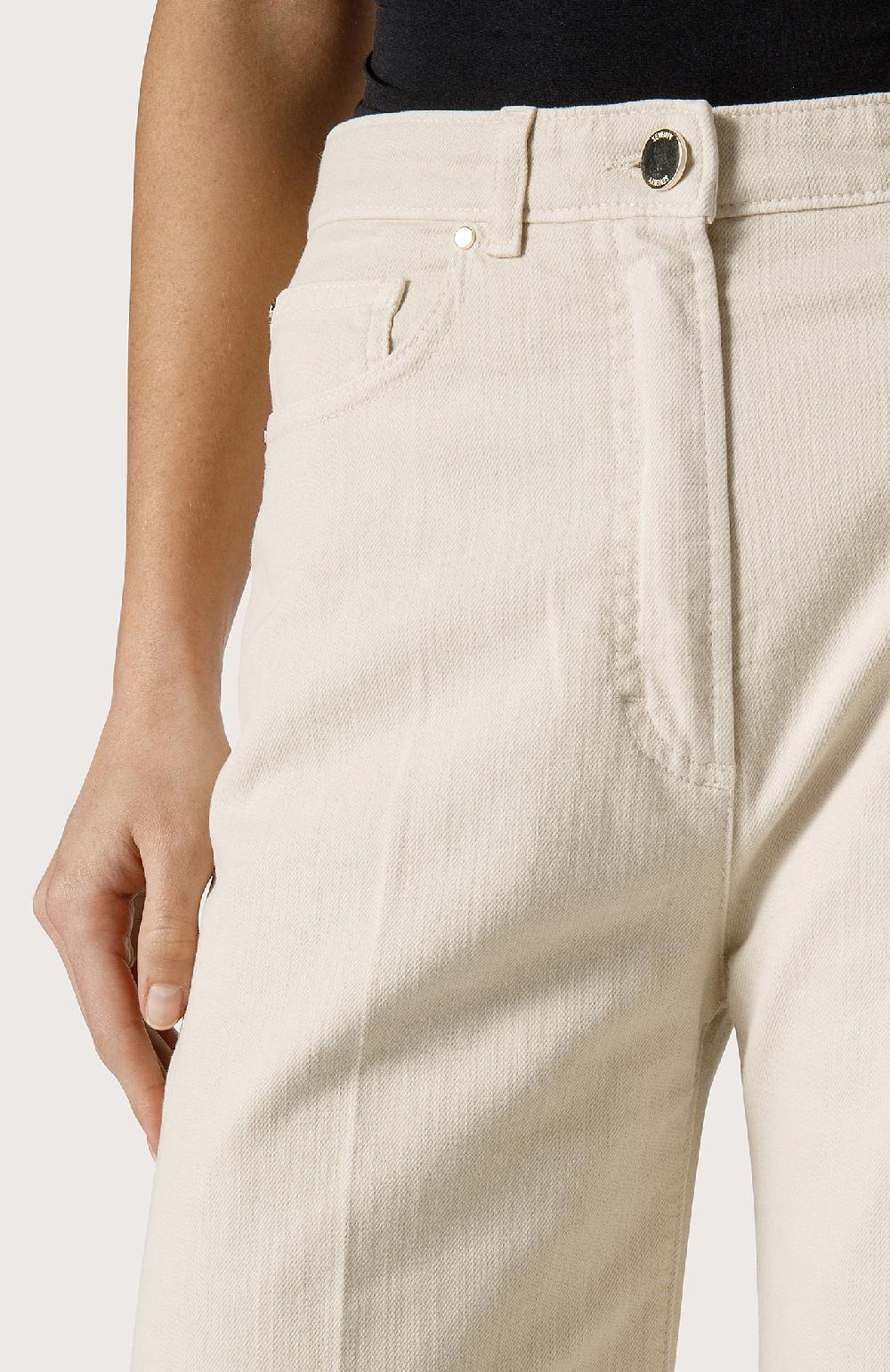 Seventy Pantalone 5 tasche in cotone stretch - Col. Bianco Sconto