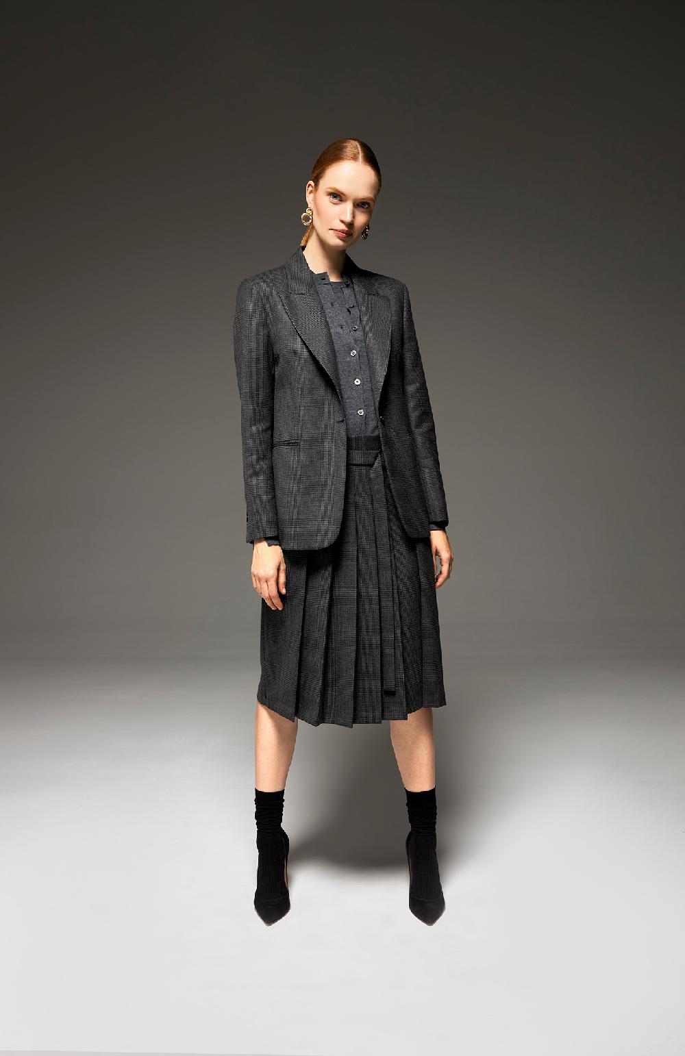 Seventy Giacca monopetto in galles retrò - Col. Grigio Online