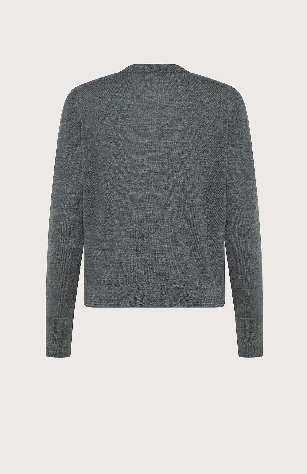Seventy Twin set girocollo in lana merinos - Col. Grigio Offerte