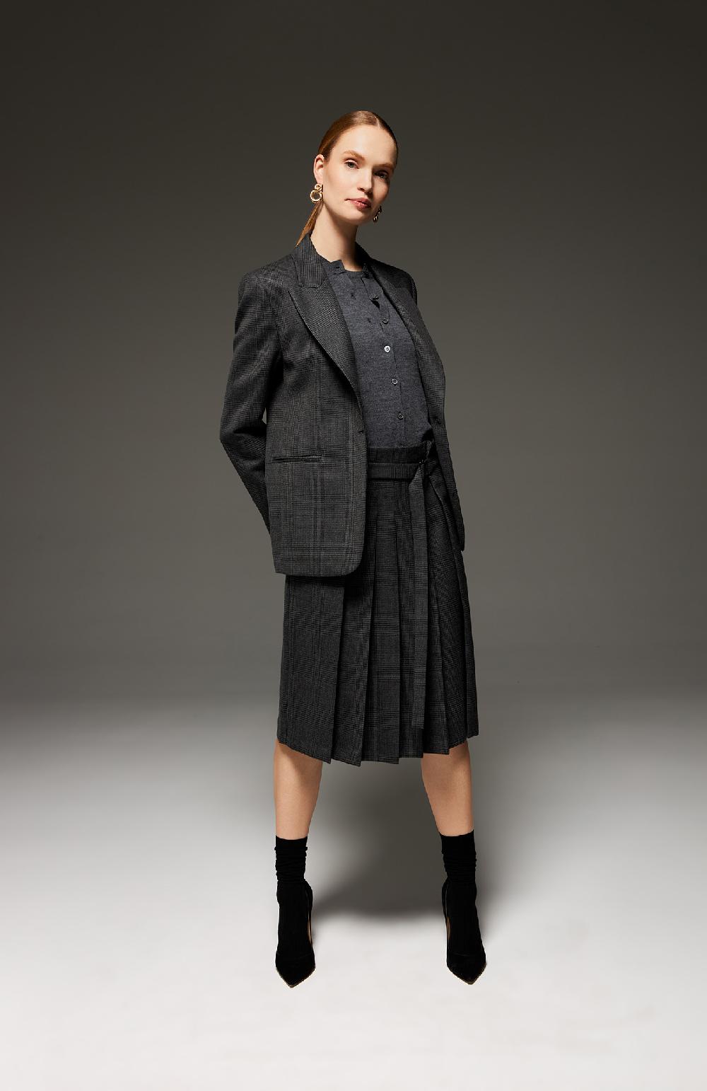 Seventy Twin set girocollo in lana merinos - Col. Grigio Offerte