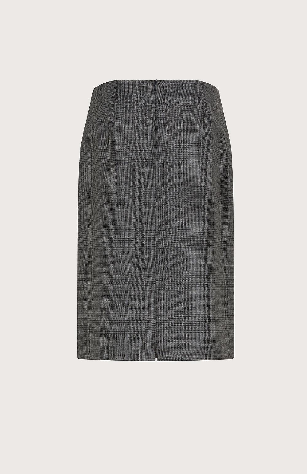 Seventy Gonna a pieghe davanti e cinturino - Col. Grigio Hotsell