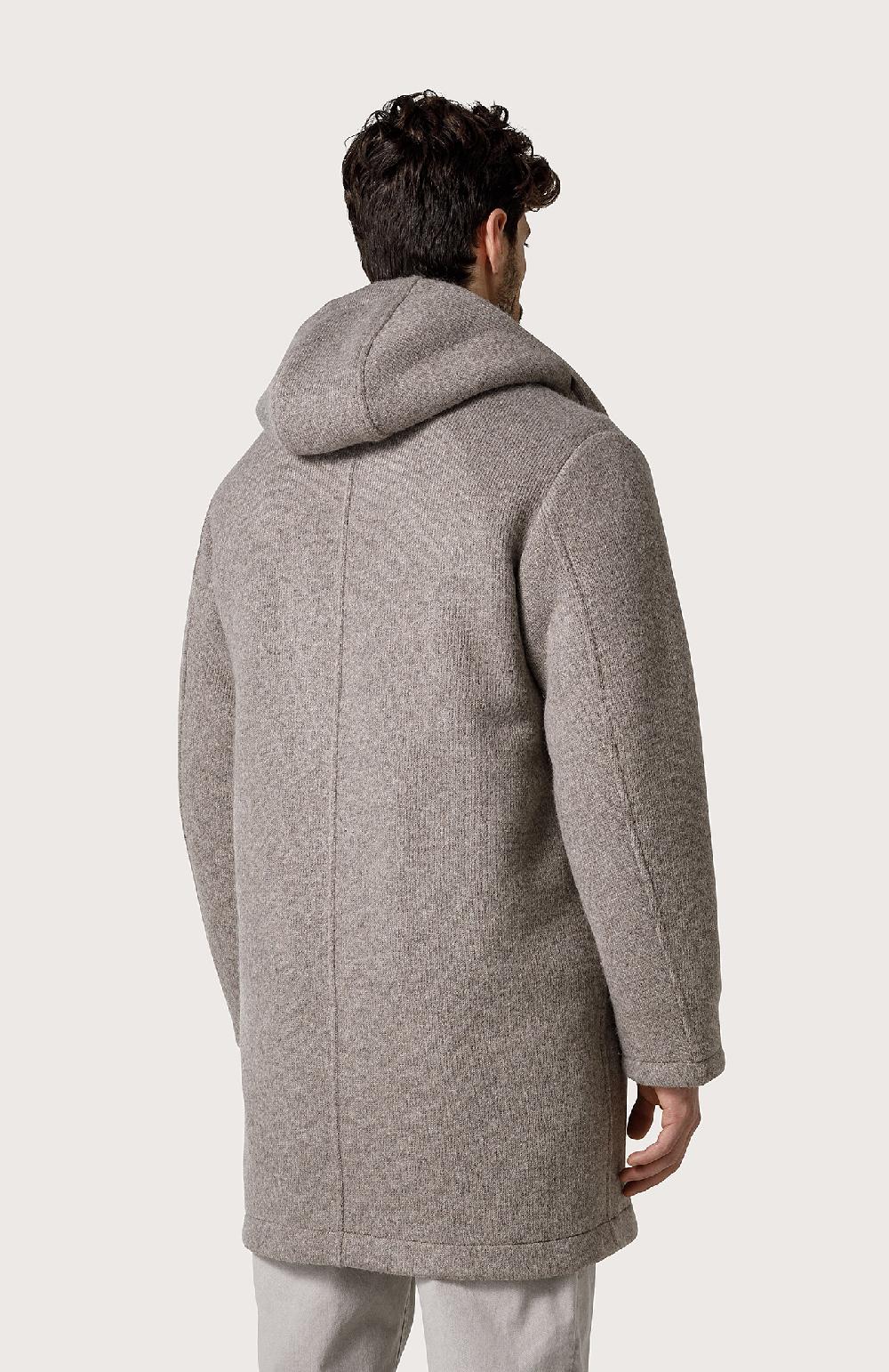 Seventy Parka in tessuto mélange - Col. Marrone Nuova