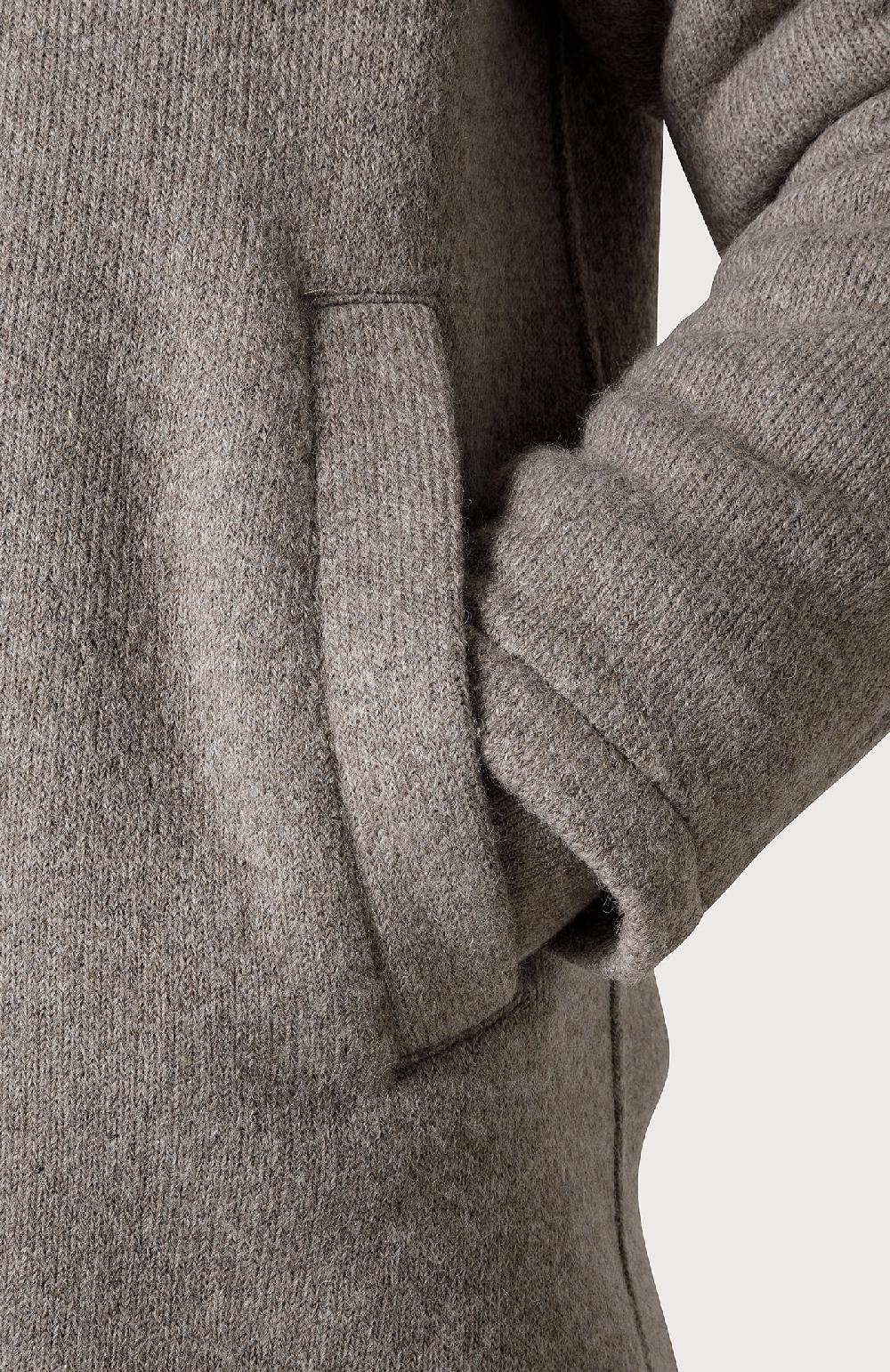 Seventy Parka in tessuto mélange - Col. Marrone Nuova