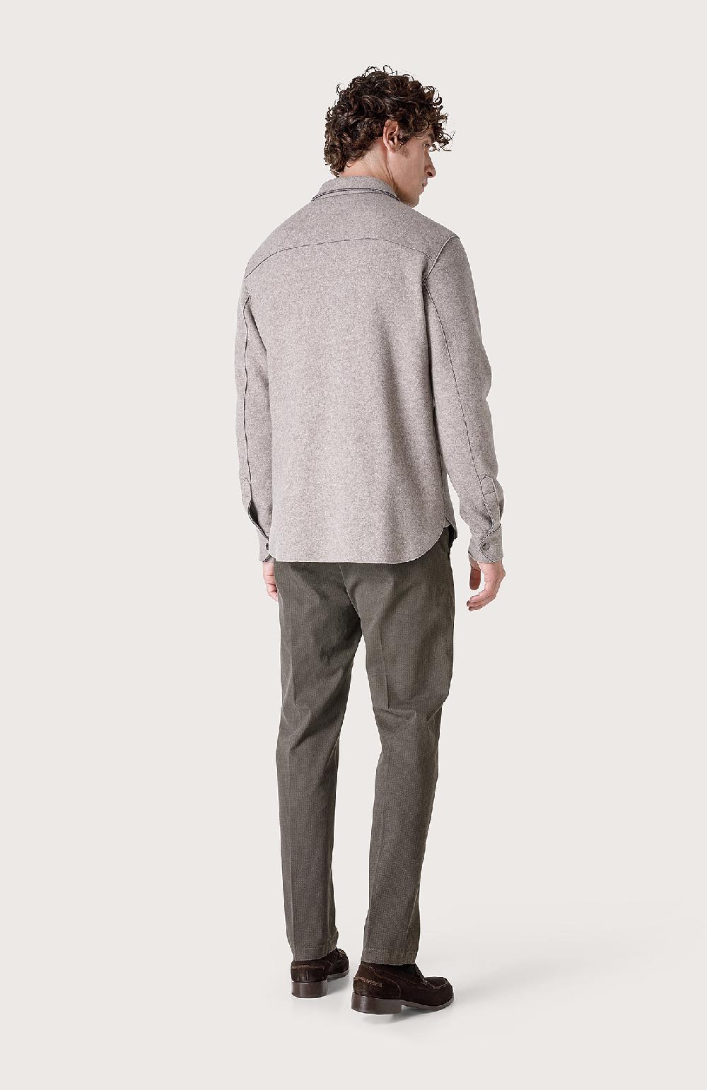 Seventy Overshirt con bottoni automatici - Col. Neutro Italy