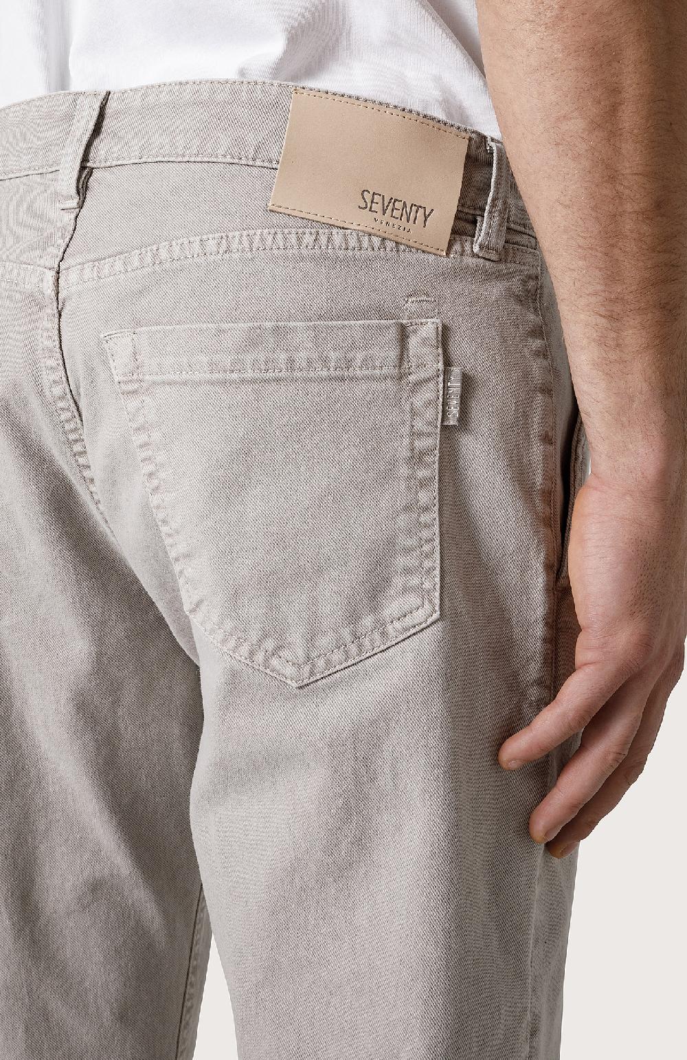 Seventy Pantalone stretch - Col. Marrone In Linea