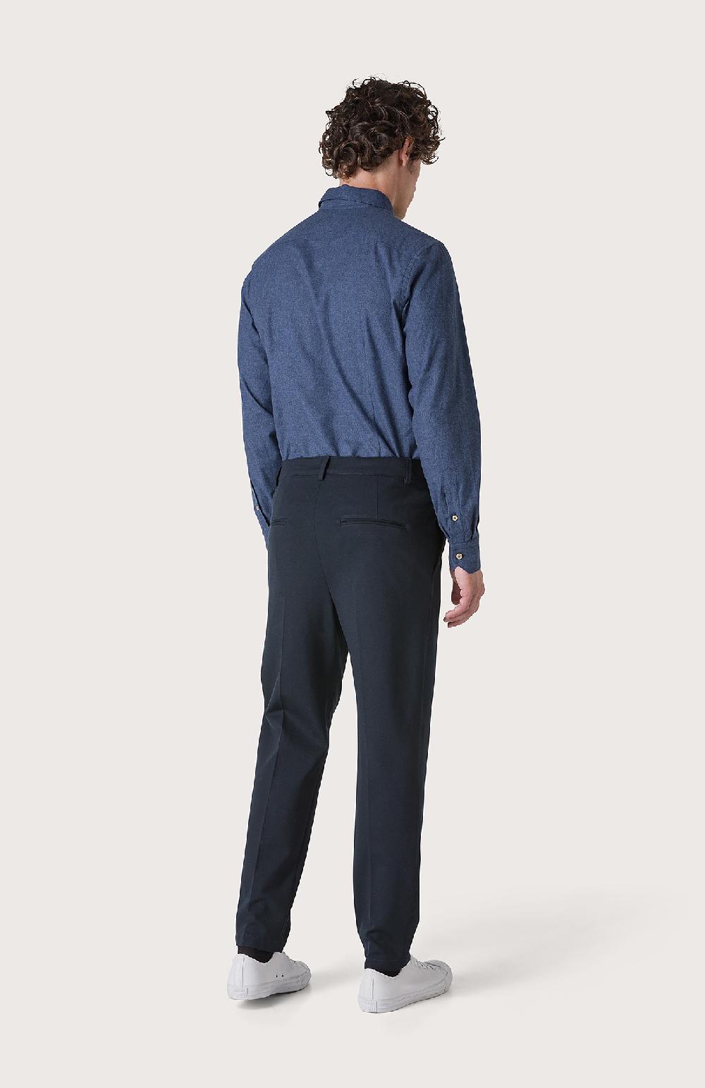 Seventy Pantalone chino con tasche filetto - Col. Blu Esporta salva