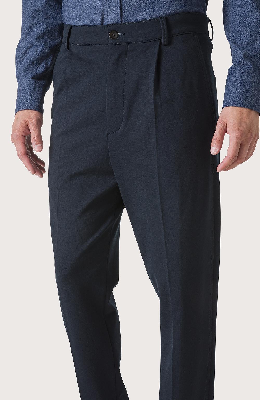 Seventy Pantalone chino con tasche filetto - Col. Blu Esporta salva