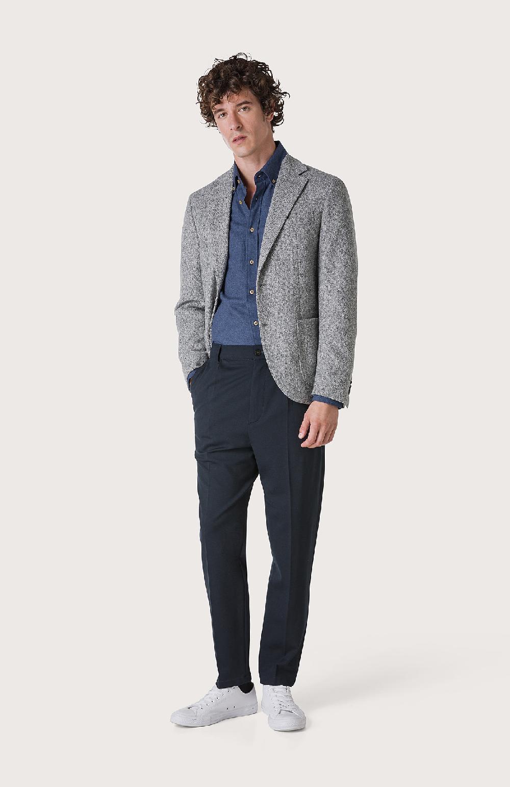 Seventy Pantalone chino con tasche filetto - Col. Blu Esporta salva
