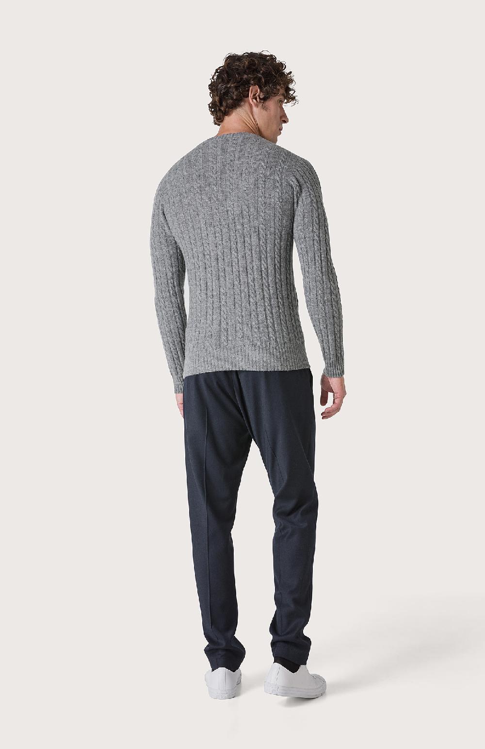 Seventy Maglia a trecce e coste - Col. Grigio Pezzi Unici