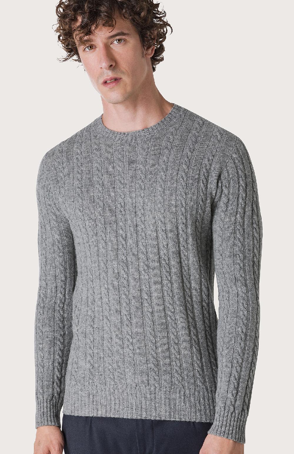 Seventy Maglia a trecce e coste - Col. Grigio Pezzi Unici