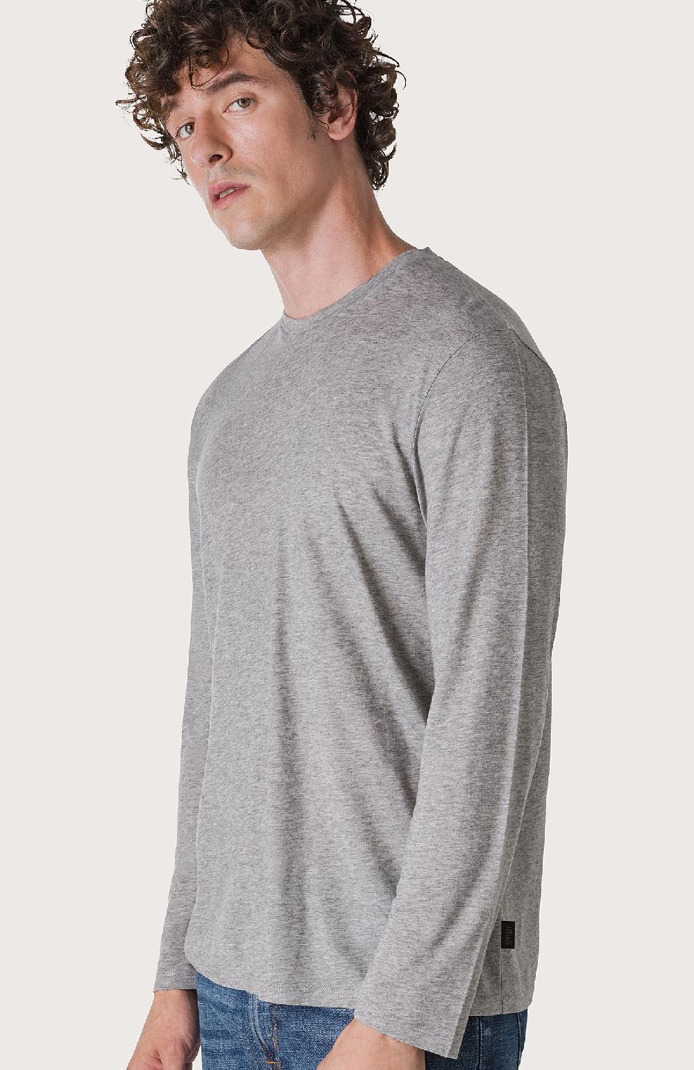 Seventy T-shirt girocollo manica lunga - Col. Grigio Qualità Garantita