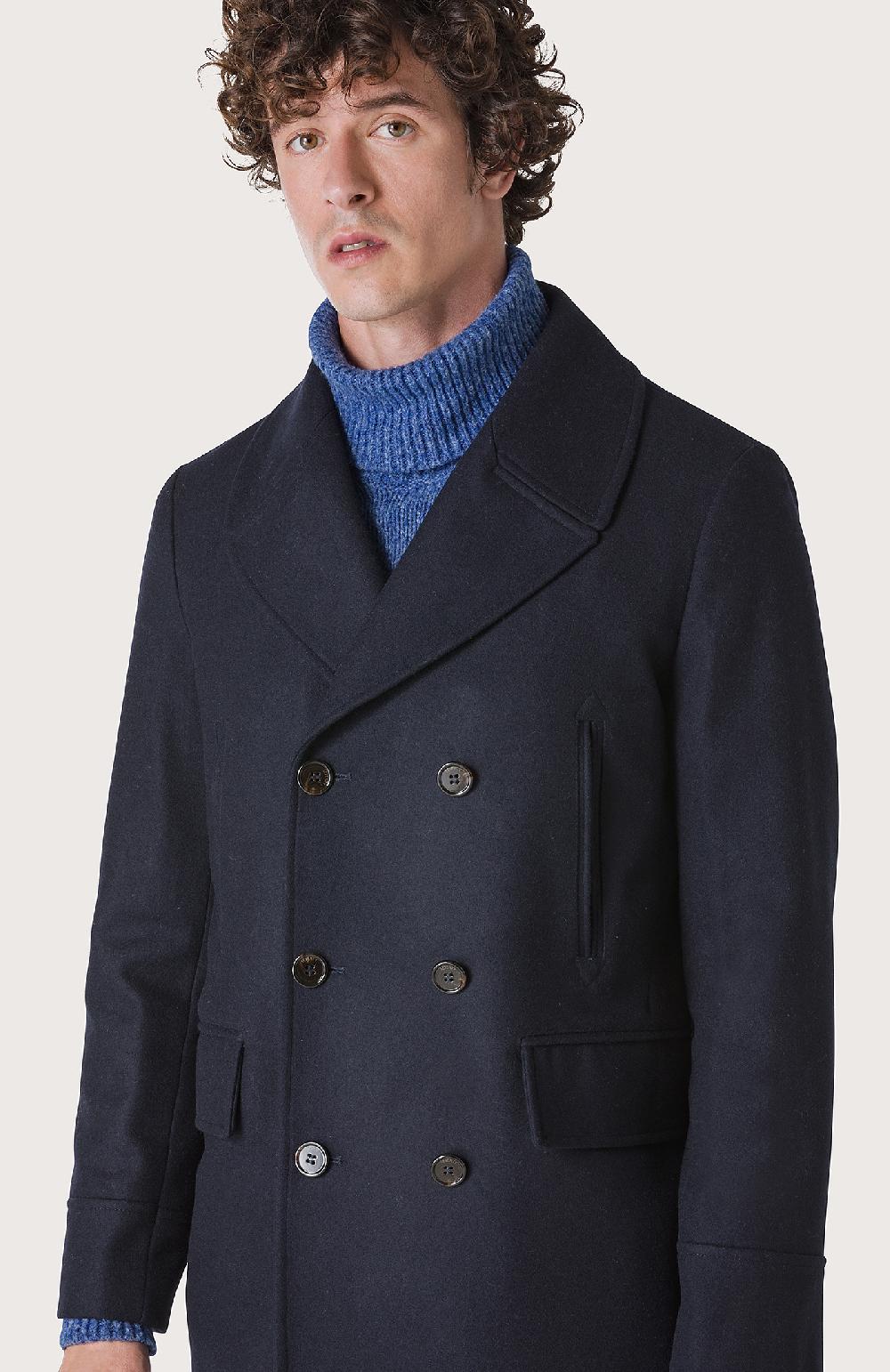 Seventy Cappotto doppiopetto con pistagna - Col. Blu Acquista Ora
