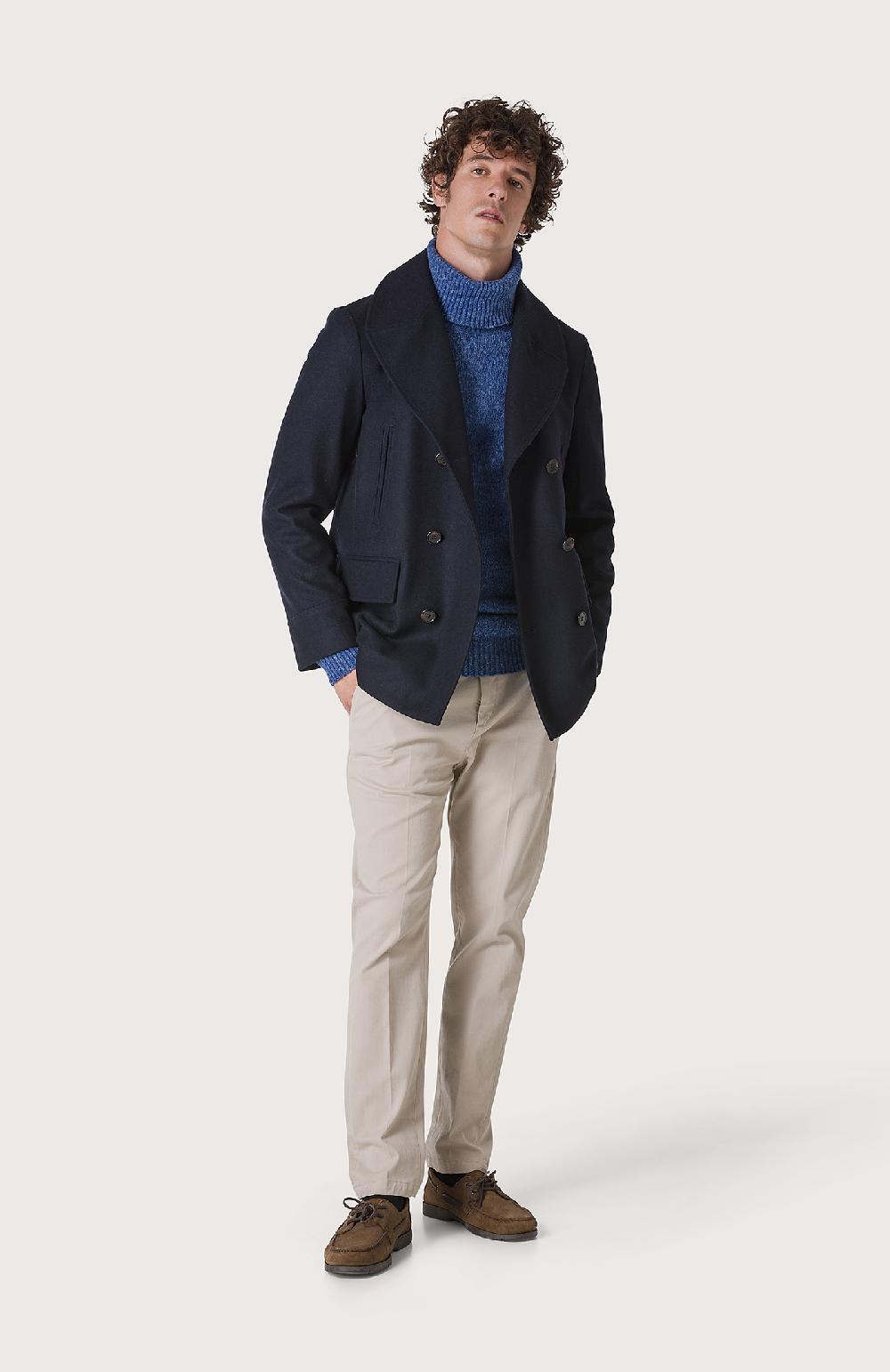 Seventy Cappotto doppiopetto con pistagna - Col. Blu Acquista Ora