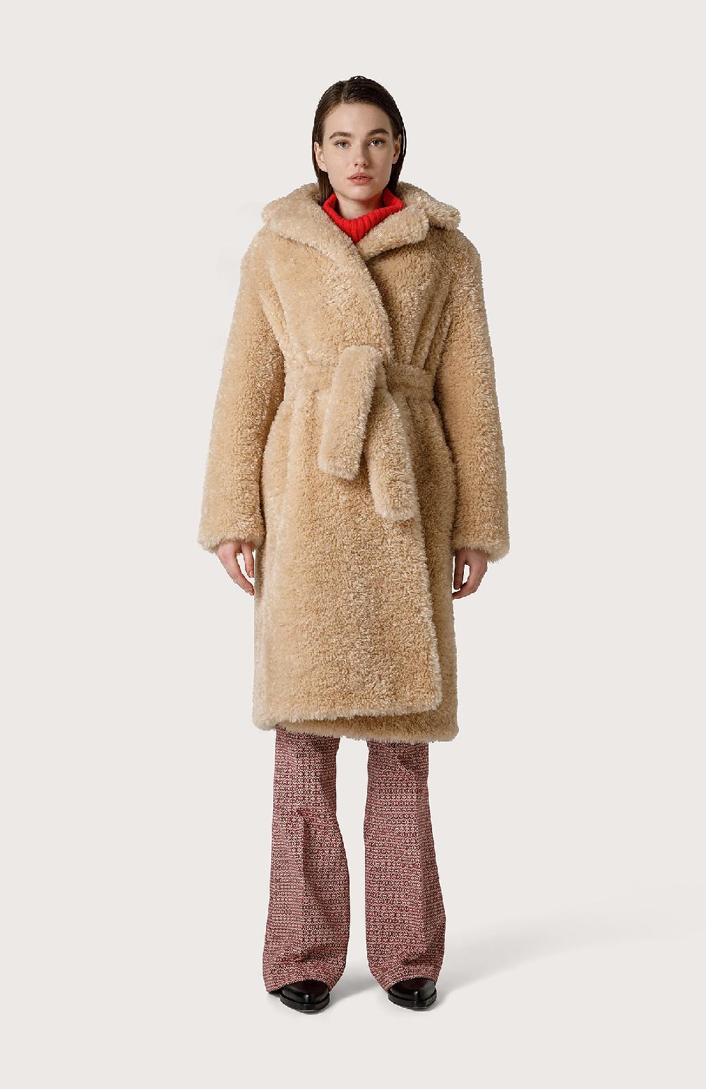Seventy Cappotto in eco pelliccia - Col. Neutro Saldi