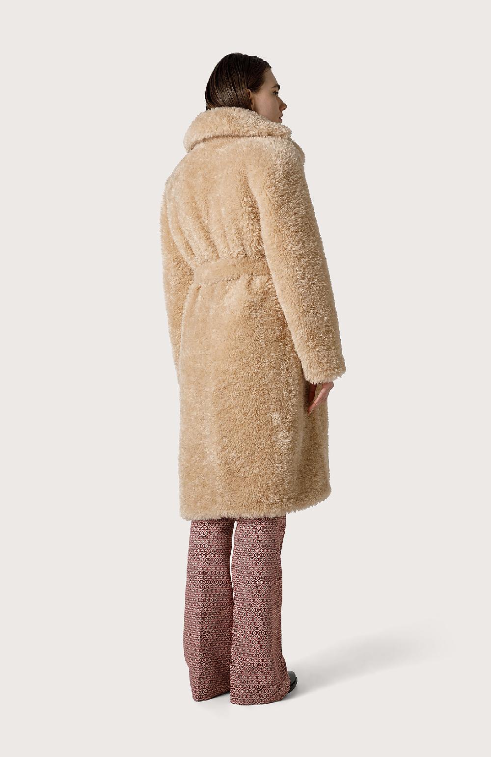 Seventy Cappotto in eco pelliccia - Col. Neutro Saldi