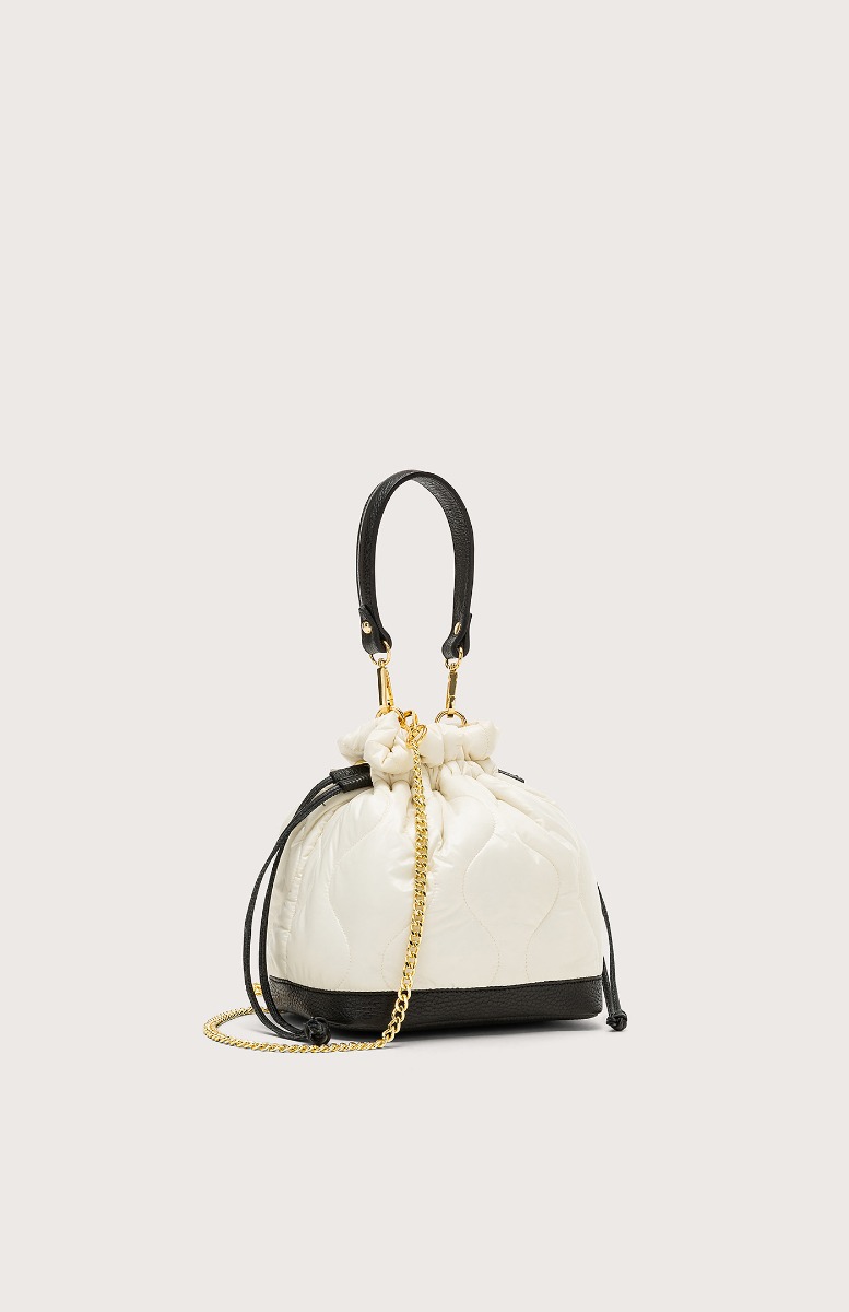 Seventy Borsa secchiello trapuntato - Col. Bianco Offerte