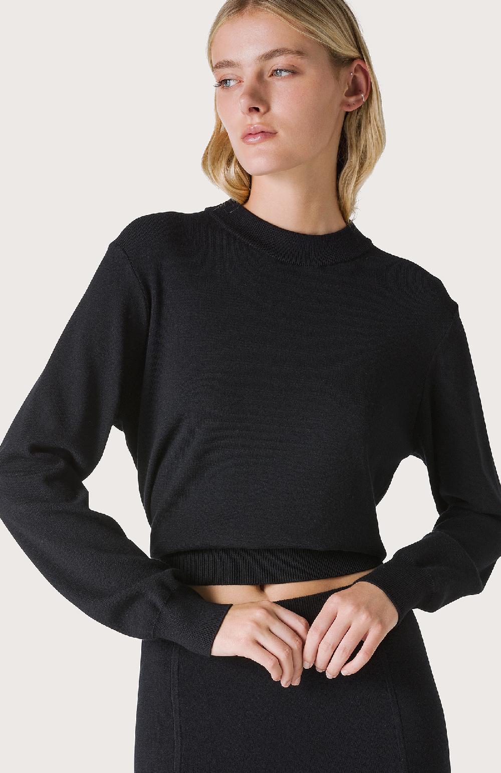 Seventy Maglia boxy - Col. Nero I Più Venduti
