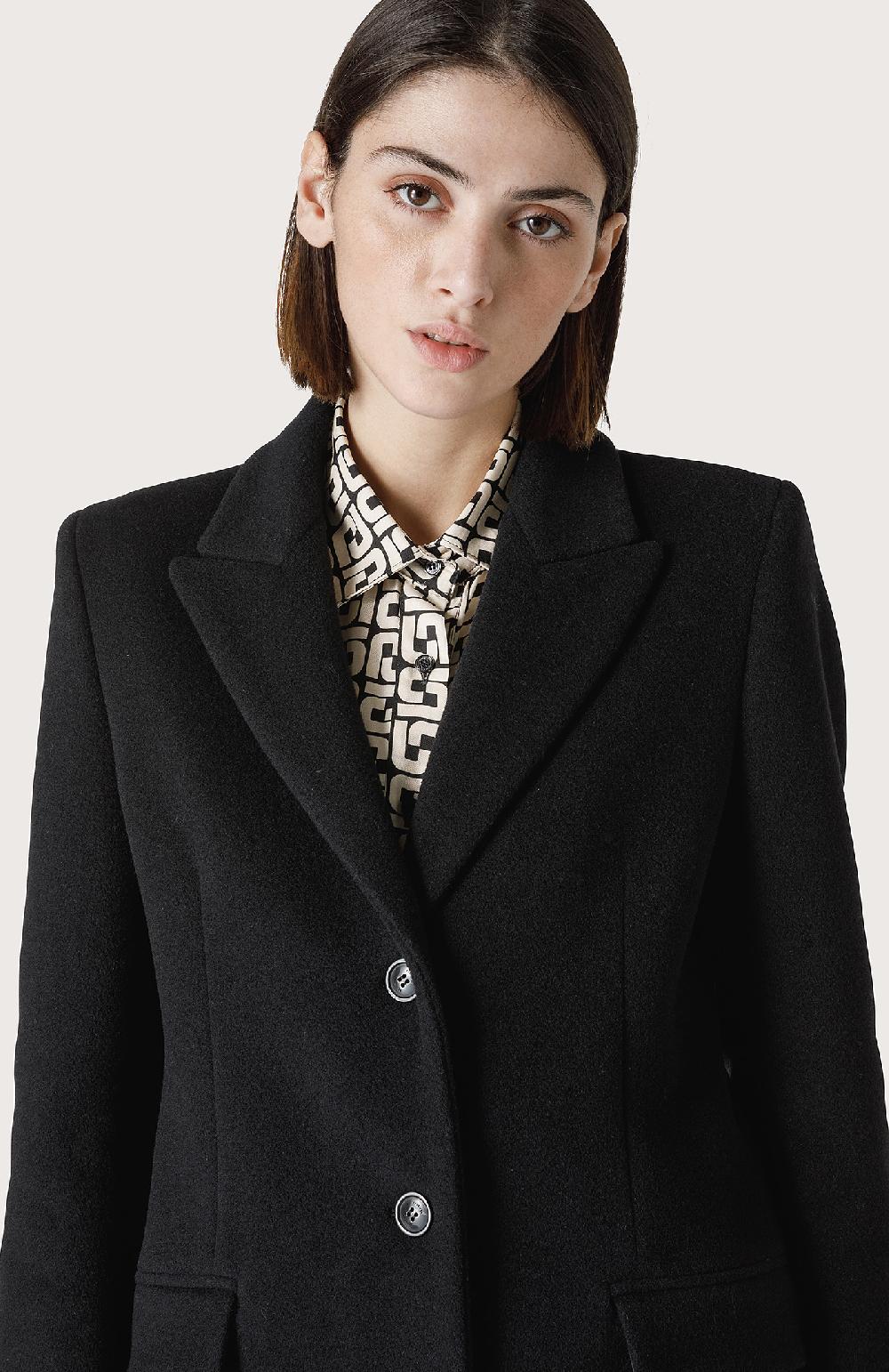 Seventy Cappotto a tre bottoni - Col. Nero Vendite Flash