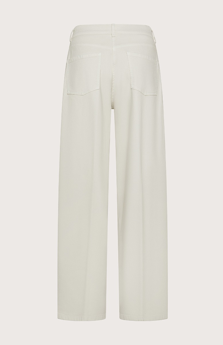 Seventy Jeans lunghi a vita alta in bull tinto capo - Col. Cream Negozi Online
