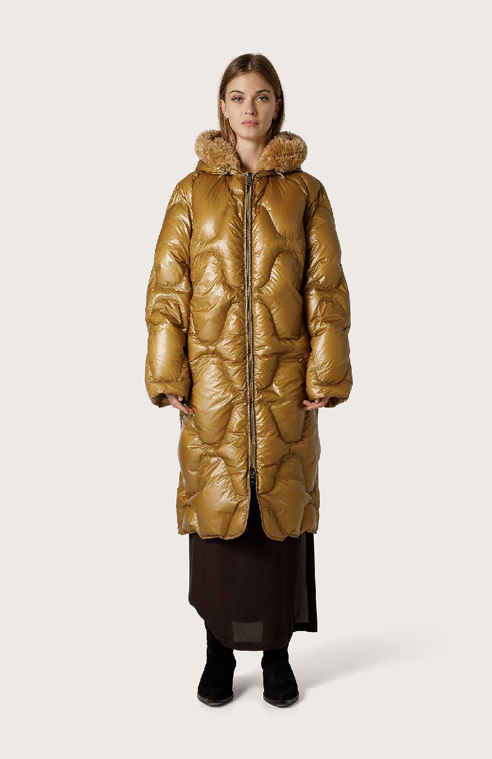 Seventy Piumino lungo con cappuccio - Col. Verde Shopping Online