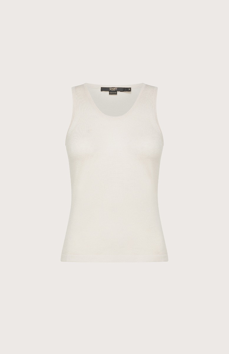Seventy Canotta stretch - Col. Bianco Prezzo Ridotto