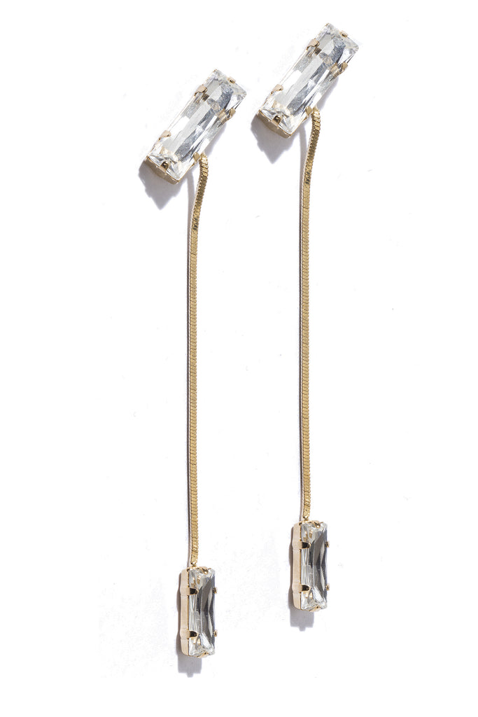 Silvia Gnecchi Baguette Earrings Novità