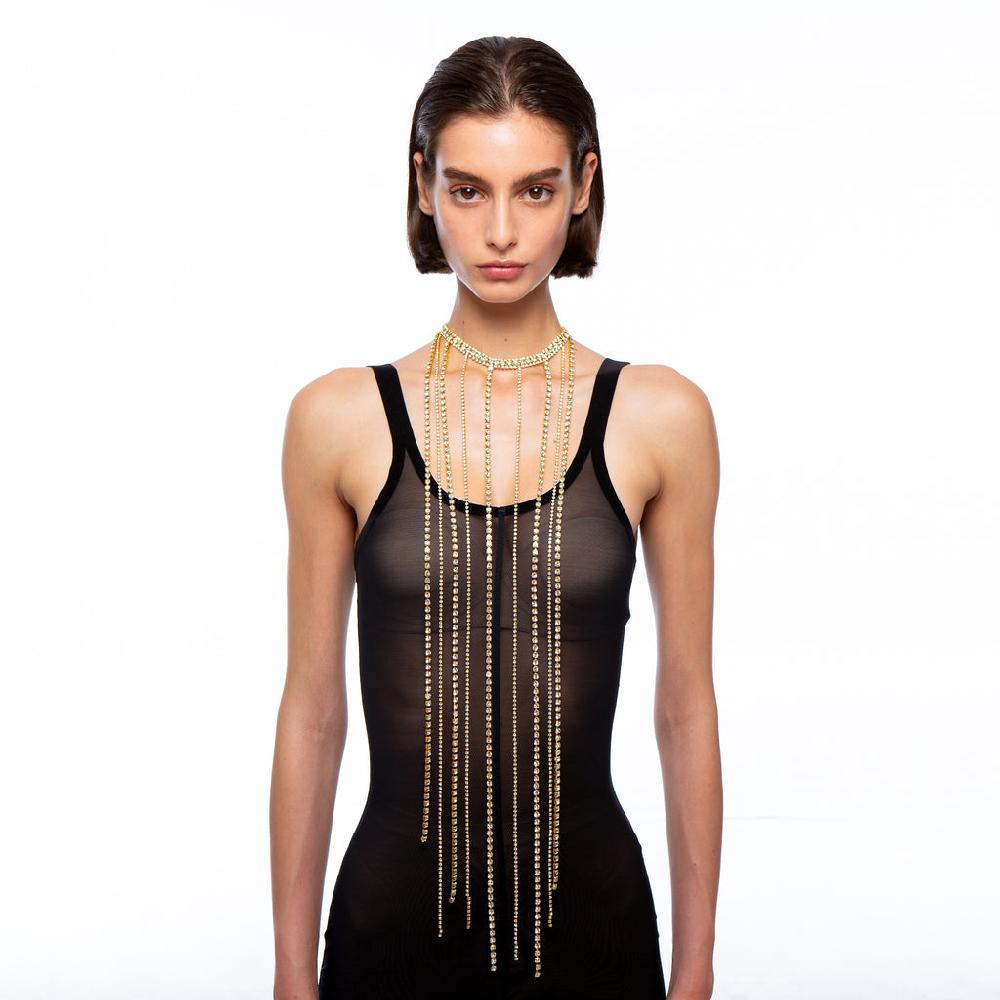 Silvia Gnecchi Diamond Necklace In Saldo