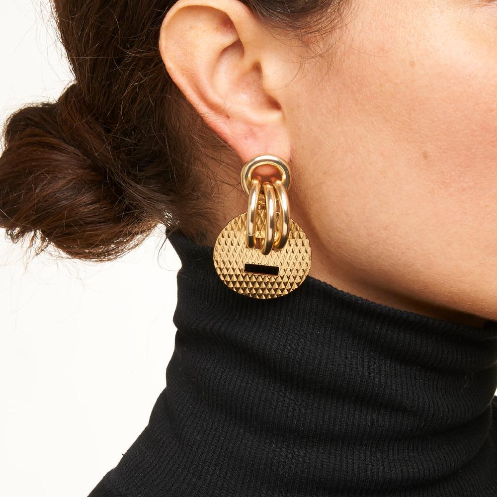 Silvia Gnecchi Disco earrings 2025