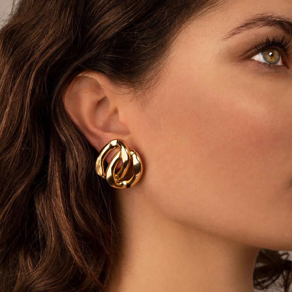 Silvia Gnecchi Double Earrings Nuovo