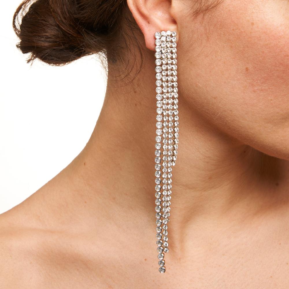 Silvia Gnecchi Fringe earrings Vendita Calda