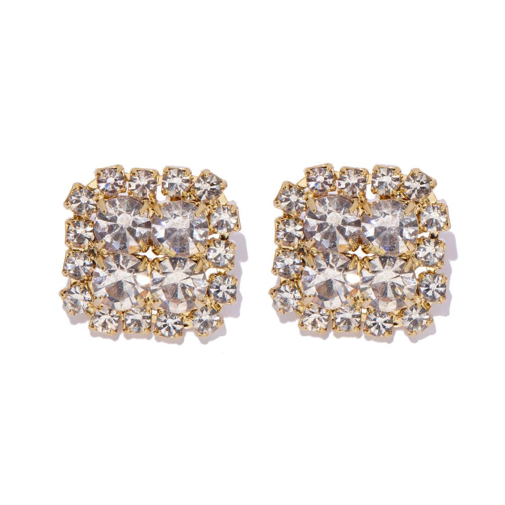 Silvia Gnecchi Little Square Earrings Spedizione Gratuita
