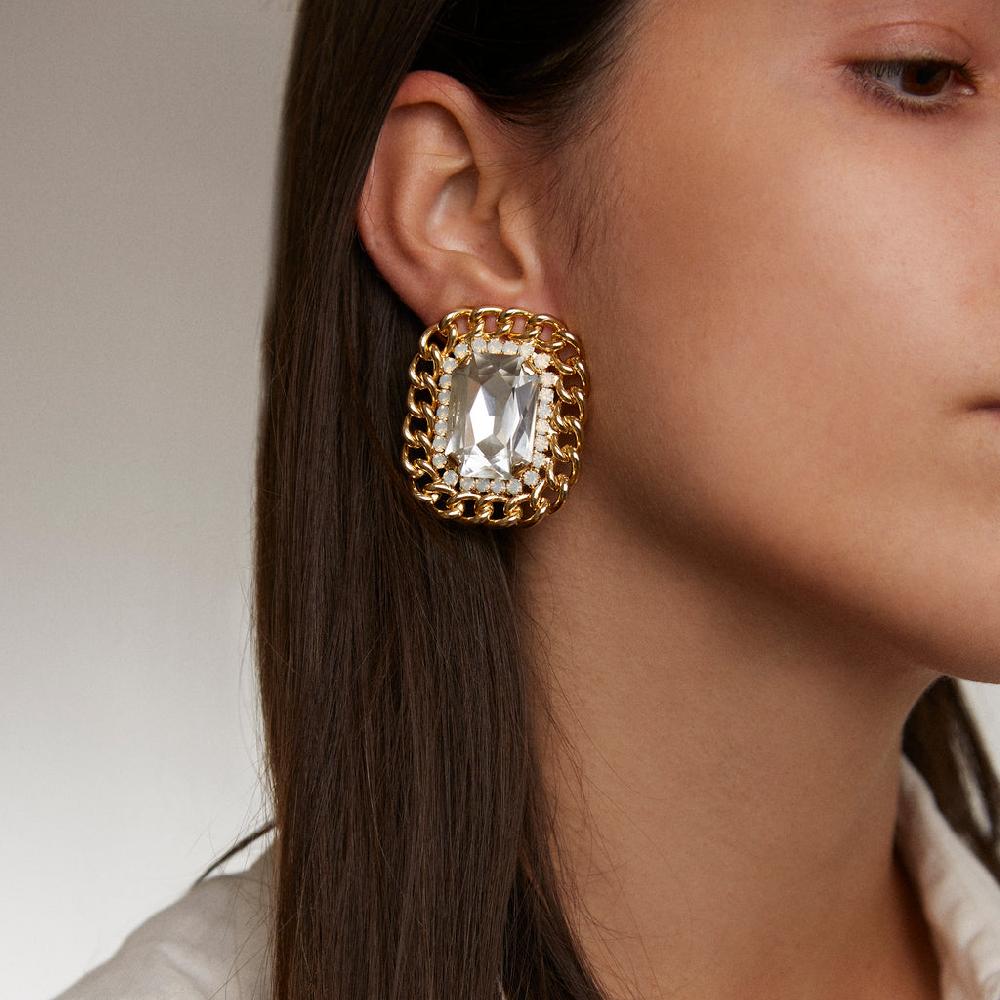 Silvia Gnecchi Margherita earrings In Vendita