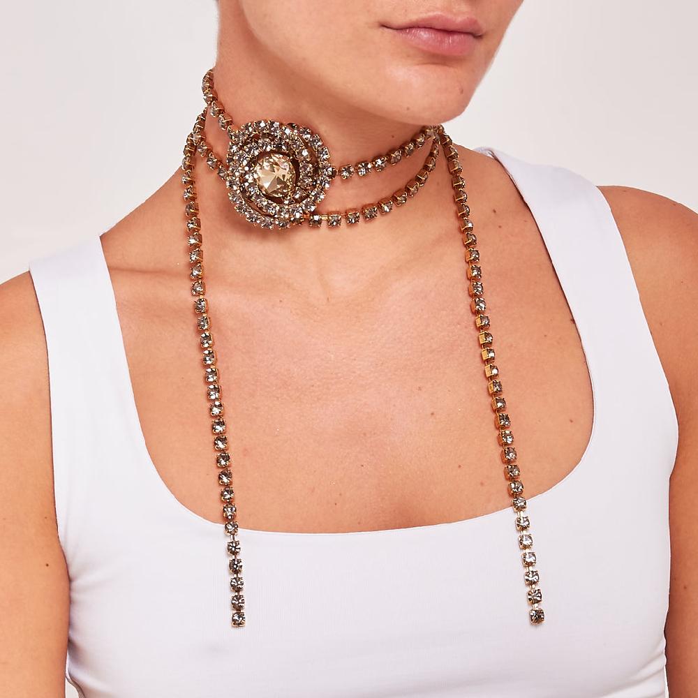 Silvia Gnecchi Maxi Camelia necklace 2025