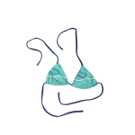 Sort of looser Eco-Triangolo_Streamers Turquoise Qualità