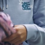 Sort of looser UNISEX Hoodie TIGER_Lavender #baliinspired Vendita Calda