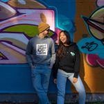 Sort of looser UNISEX Hoodie TIGER_Black Violet #baliinspired I Più Venduti