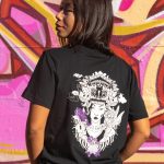 Sort of looser UNISEX T-shirt BARONG_Black Violet #baliinspired Moda