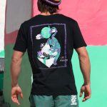 Sort of looser UNISEX T-shirt TIGER_Black-Violet #baliinspired 2025